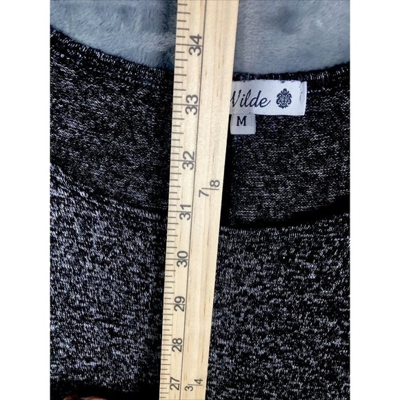 Ellie Wilde Dress  Woman’s Adult Size Medium Black/Gray - Picture 6 of 14